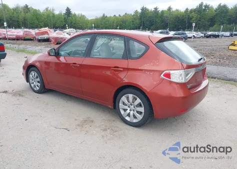 2009 Subaru Impreza 2.5I z USA, uszkodzony, nr VIN JF1GH61629H815348